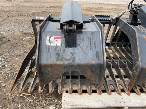 stout skid steer brush grapple hd72-8|stout rock grapple bucket.